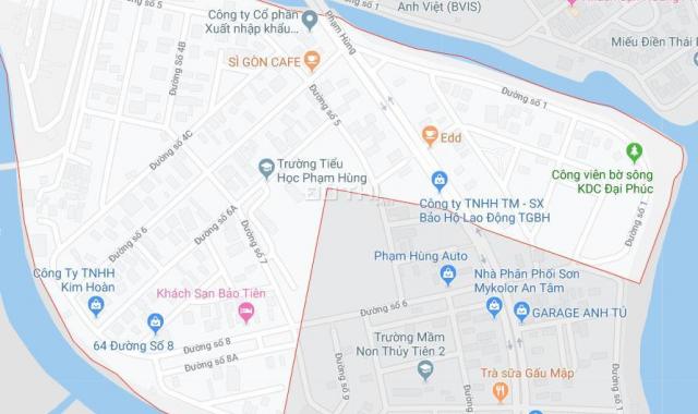 Bán đất lô góc mặt tiền đường Phạm Hùng, KDC Đại Phúc, Bình Chánh, TP. HCM