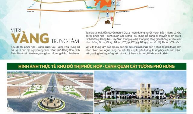 Bán đất tại dự án khu đô thị phức hợp - cảnh quan Cát Tường Phú Hưng, Đồng Xoài, Bình Phước