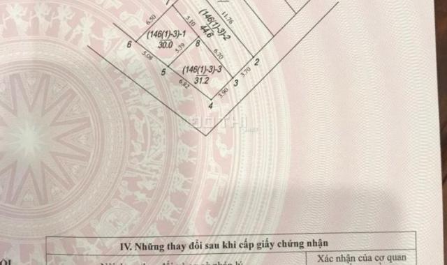 Bán mảnh đất 2 mặt tiền thoáng gần chợ Thượng Cát, Thượng Thanh, HN, DT 31,2m2, MT 3,9m, 1,25 tỷ