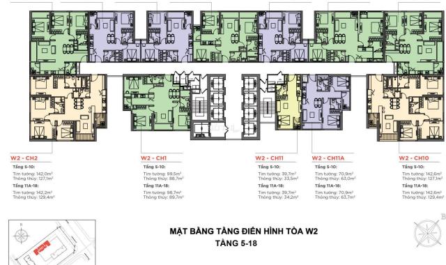 Bán căn hộ chung cư tại dự án Vinhomes West Point, Nam Từ Liêm, Hà Nội diện tích 72m2 giá 3.55 Tỷ
