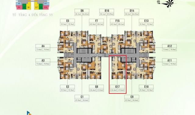 Căn hộ 3 phòng ngủ - 2 vệ sinh toà CT2A dự án Gelexia Riverside - 885 Tam Trinh