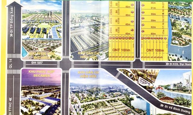 Mua bán đất nền 1000m2 tại Chơn Thành gần KCN Becamex, giá chỉ 480tr