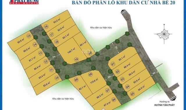 Bán đất tại đường Huỳnh Tấn Phát, thị trấn Nhà Bè, Nhà Bè, Hồ Chí Minh, diện tích 130m2, 3.75 tỷ