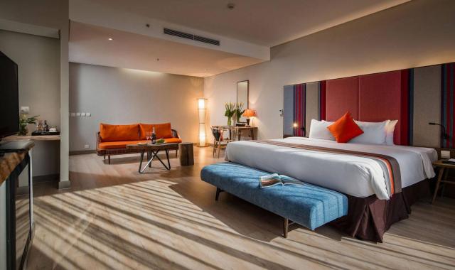 Cho thuê khách sạn 3 sao Nguyễn Thái Học, Phường Cầu Ông Lãnh, Q. 1, 6x30m, 50 phòng. 205 triệu/th