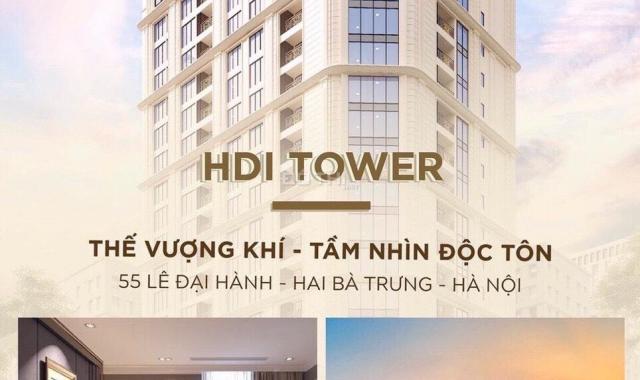 Căn hộ góc A5 91m2 dự án HDI Tower, các phòng hướng hồ, giá 7.8 tỷ, tặng 100tr, giá CĐT, vay 70%