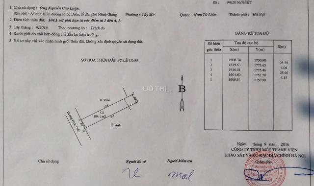 Cho thuê nhà mặt phố tại đường Phúc Diễn, Nam Từ Liêm, Hà Nội