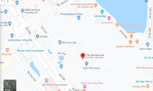 Ngân hàng thanh lý gấp nhà đất ngõ 116, phố Kim Hoa, Đống Đa, Hà Nội