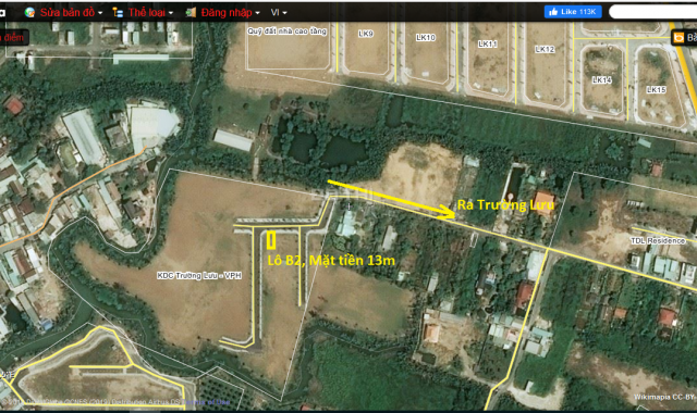 Bán đất đường Trường Lưu, P. Long Trường, Q9 - 83m2, Giá 32 tr/m2