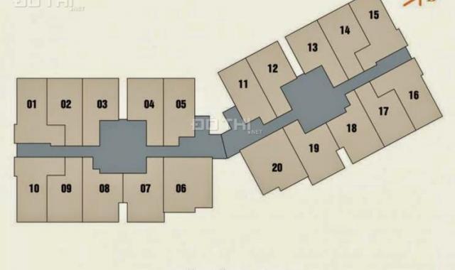 Bán căn 2 phòng ngủ, diện tích 74m2 giá 1.93 tỷ chung cư New Horizon số 87 Lĩnh Nam, Hoàng Mai