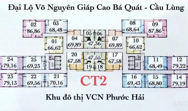 Bán căn hộ chung cư VCN Phước Hải CT2, Nha Trang Khánh Hòa, giá chỉ từ 1,4 tỷ 0934797168