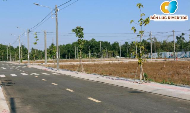 Cần sang gấp 2 lô đất dự án Bến Lức Riverside giáp ấp 3 xã Long Định, 100m2, 600 triệu, sổ riêng