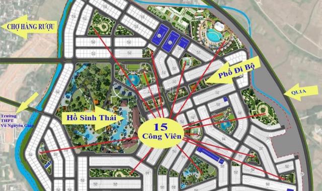 Mở bán khu phố đi bộ duy nhất tại Quảng Ngãi đường 20.5m, giá chỉ từ 560 triệu