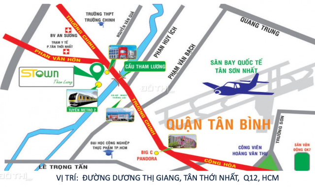 Đưa 600tr sở hữu căn hộ 61m2 tại Stown Tham Lương, CK 5%, vay LS thấp, LH 0901 80 86 86