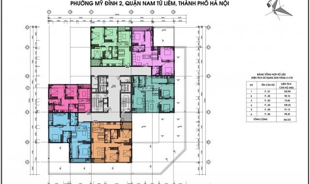 Chính chủ cần bán căn hộ tại dự án CT5, 6 Lê Đức Thọ, Mỹ Đình, Hà Nội. LH 0979772332