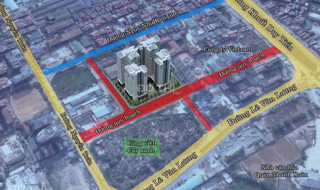 Chung Cư Việt Đức Complex cần bán gấp căn hộ 2 phòng ngủ. DT 80m2, tòa B, 30 tr/m2