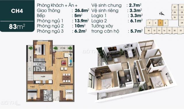 Mua căn hộ đẹp, giá tốt, thiết kế tối ưu tại trung tâm quận Long Biên với giá chỉ từ 23,8 tr/m2