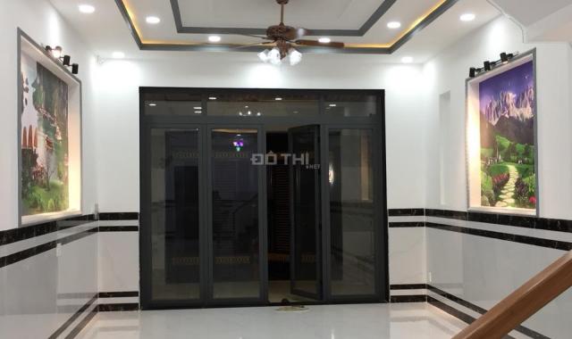 Cho thuê nhà MT Hiệp Thành City Q12, DT 5x18m, 3 lầu, trước kinh doanh, công ty, spa, VP, 15tr/th