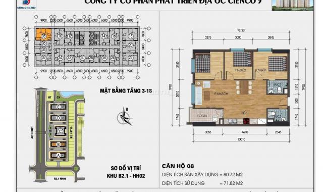 Sàn BĐS Mường Thanh: Bán hơn 50 căn hộ chung cư Thanh Hà Mường Thanh diện tích 47 - 83m2