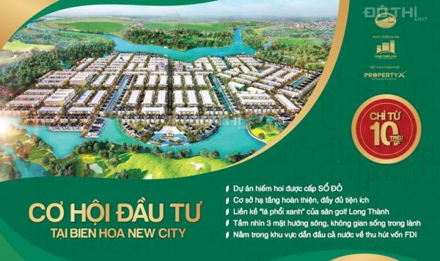 Bán dự án đất nền sổ đỏ Biên Hòa New City, Biên Hòa, Đồng Nai diện tích 100m2, giá 15tr/m2