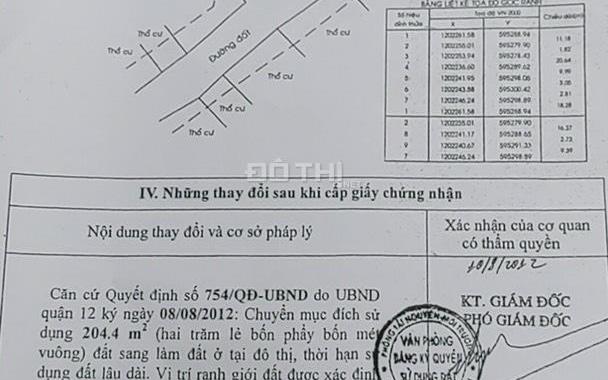 Bán lô đất 2 mặt tiền 1 sẹc Tân Chánh Hiệp 10, DT 13x23m, cách ngã tư phường Tân Chánh Hiệp 100m