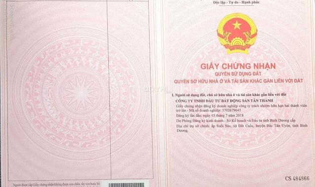 Bán đất ngay trung tâm hành chính Bắc Tân Uyên, 680 triệu/nền, sẵn sổ