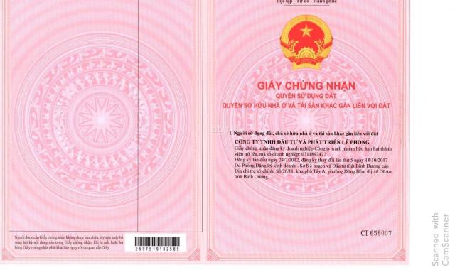 Đất nền sổ đỏ đầy đủ thành phố Thuận An chỉ 28 tr/m2, vị trí 2 mặt tiền gần Vincom Dĩ An