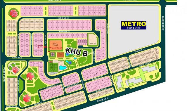 Bán nhà biệt thự An Phú, khu B, gần cầu Sài Gòn (200m2) 33 tỷ chính chủ