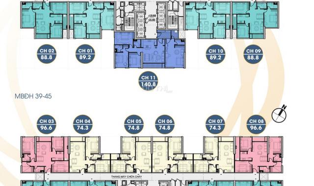 Cần bán căn hộ The Terra An Hưng 94m2, 3pn, 2vs, full nội thất, giá 22,5tr/m2, ban công Đông Nam