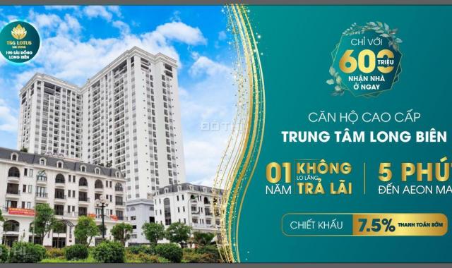 Chung cư cao cấp TSG Lotus Sài Đồng sắp bàn giao, giá chỉ từ 23,5 tr/m2, lãi suất 0%, chiết khấu 8%