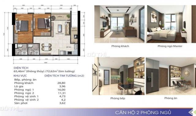 Bán căn hộ chung cư tại dự án Phú Tài Residence, Quy Nhơn, Bình Định diện tích 52m2, giá 1.4 tỷ