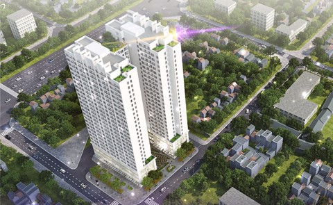 Bán căn hộ Athena Complex Pháp Vân, DT 69m2, giá HĐ 19 triệu/m2