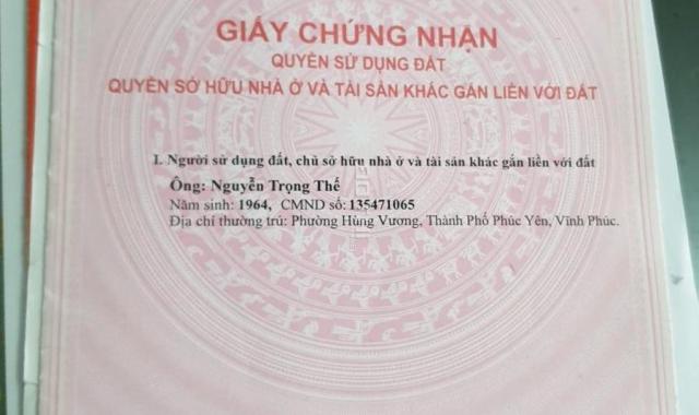 Bán nhà riêng mặt đường Nguyễn Trãi gần bến xe Phúc Yên, Hùng Vương, Phúc Yên 523m2, 7.5 tỷ