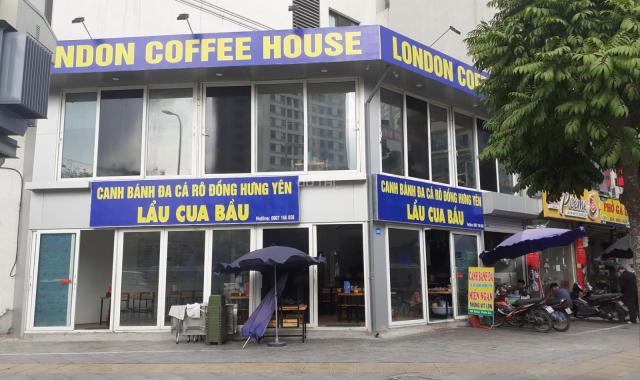 Cho thuê nhà mặt phố Khúc Thừa Dụ hai mặt tiền làm nhà hàng, cà phê, DT: 80m2 x 2 tầng