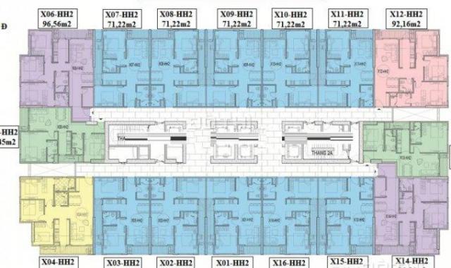 Thanh khoản CH 90 Nguyễn Tuân 96,56m2 3PN 2VS hướng mát, tầng đẹp, LH 24/24 0834563831