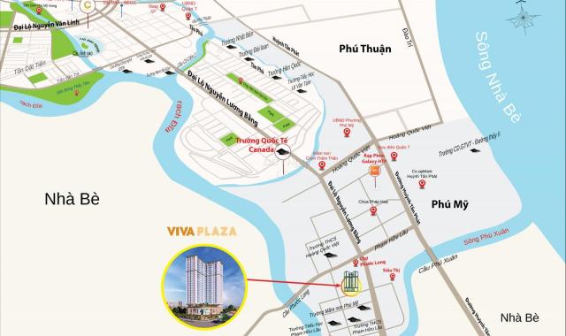Căn hộ chung cư dự án Viva Plaza, Quận 7, DT đa dạng, giá chỉ từ 1.8 tỷ