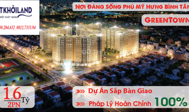 Cần bán gấp CH đang bàn giao nhà T04/2020 tại Green Town Bình Tân, giá CC, LH 0812 7333 94