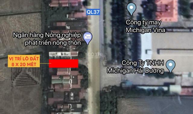 Bán đất mặt đường QL 37, Tân Dân, TP Chí Linh, kinh doanh tốt. (8x20 mét)