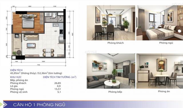 Chung cư cao cấp Phú Tài Residence 52m2