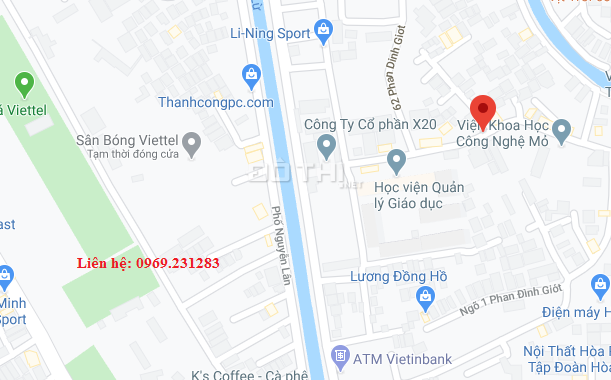Bán đất tại đường Phan Đình Giót, Thanh Xuân, Hà Nội diện tích 37m2, giá 147tr/m2