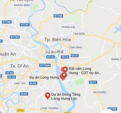 Bán đất dự án khu đô thị Long Hưng, Biên Hòa, LH 0914920202