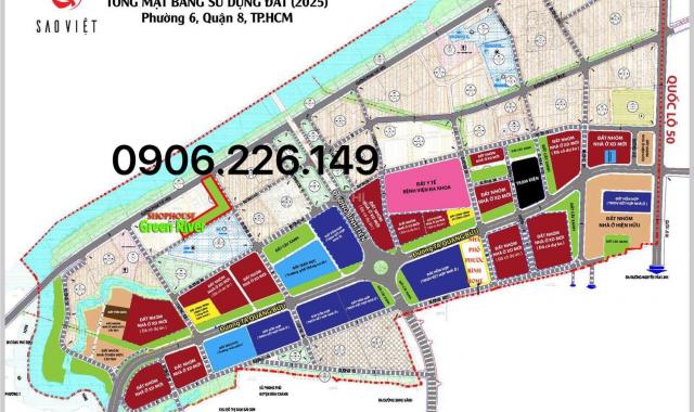 Mặt bằng kinh doanh 7.8x10.1m, 1 trệt 1 lầu, mặt tiền Phạm Thế Hiển, phục vụ hơn 2000 hộ dân cư