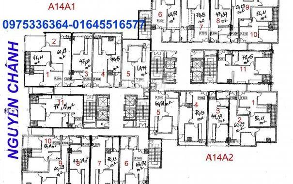 Bán nhanh trong tháng căn hộ 65m2 (2PN 1VS) chung cư A10 Nam Trung Yên giá dưới 2 tỷ. LH 0834563831