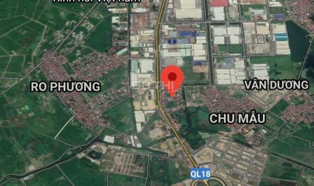 Bán làn 2 QL 18 gần siêu thị Minh Anh, Vân Dương, Bắc Ninh. DT 92,5m2 giá 2,5xx tỷ, 0904 174 982