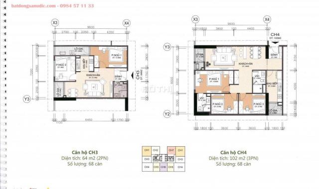 Chính chủ bán gấp CH 102m2 3PN 2VS A10 Nam Trung Yên, giá 30tr/m2 bao phí, LH 0916295444