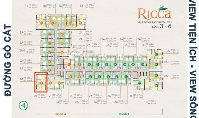 Cần bán căn hộ Ricca Quận 9 - giá không chênh