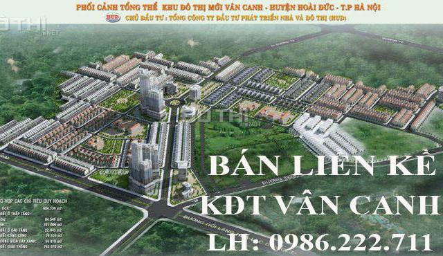Chính chủ bán gấp nhà liền kề LK 30 KĐT Vân Canh Hud, Hoài Đức. DT 110m2, SĐCC, giá: 51 triệu/m2
