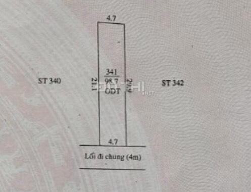 Nhà Phú Hoà, nhánh Nguyễn Thái Bình diện tích: 4.7x21m (CN 98.7m2), thổ cư: 100%