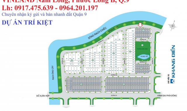 Chính chủ cần bán nền đất biệt thự 8*30 = 240m2 khu dân cư Trí Kiệt, giá bán nhanh 32 tr/m2