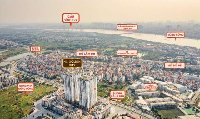 Siêu phẩm căn hộ vip nhất dự án HC Golden City, 149m2 thiết kế 4PN, view trọn sông hồng, full NT