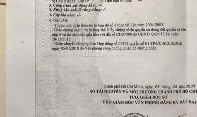 Cần bán đất Hiệp Thành 2. DT 4mx15m, đường 7m, giá 2,55 tỷ